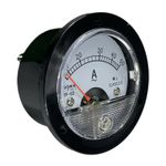 Amperímetro Analógico 0-50A Redondo 52mm Lukma