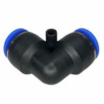 Conexão Pneumatica União Cotovelo Fluir Tubo 16mm Plastica 