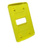 Placa 4X2 Compose Amarelo 1 Posição Horizontal S/ Suporte