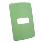 Placa 4X2 1 Posição Horizontal Compose Verde S/ Suporte