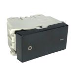Modulo Interruptor Bipolar Simples Refinatto Preto Weg 13203024