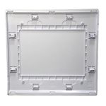 Placa 4x4 Cega Refinatto Weg Style Branca C/ Fundo Branco