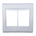 Placa 4x4 6 Posições Refinatto Weg Branca C/ Fundo Branco