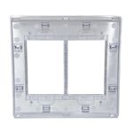 Placa 4x4 6 Posições Refinatto Weg Branca C/ Fundo Branco