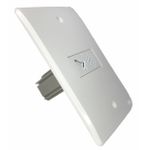 Campainha Cigarra Bivolt Placa 4x2 Equile Montado Branco 14236078