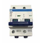 Disjuntor Bipolar Weg Din 70A Curva C 3KA MDW-C70-2