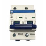 Disjuntor Bipolar Weg Din 80A Curva C 3KA MDW-C80-2