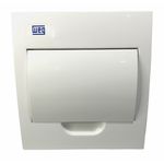 Quadro De Distribuição De Embutir Weg 8 Disjuntores Branco