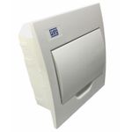 Quadro De Distribuição De Embutir Weg 8 Disjuntores Branco