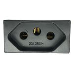 Modulo Tomada 2P+T Refinatto Weg 127/220V 20A Preto