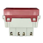Modulo Tomada 2P+T Refinatto Weg 127/220V 10A Vermelho