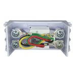 Modulo Tomada Telefone RJ11 Refinatto Weg 4 Fios Branco