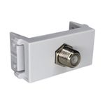 Modulo Tomada Antena Tv P/ Cabo Coaxial Refinatto Weg Branco