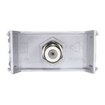 Modulo Tomada Antena Tv P/ Cabo Coaxial Refinatto Weg Branco