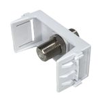 Modulo Tomada Antena Tv P/ Cabo Coaxial Refinatto Weg Branco