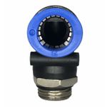 Conexão Pneumatica Cotovelo Fluir Tubo 16mm x Rosca 1/2 