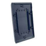  Placa 4x2 Cega Refinatto Weg Style Preta C/ Fundo Preto