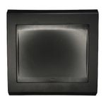 Placa 4x4 Cega Refinatto Weg Style Preta C/ Fundo Preto 