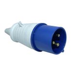 Plugue Industrial 2P+T 32A 6Horas Azul 220-240V Standard 14684568