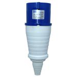 Plugue Industrial 2P+T 32A 6Horas Azul 220-240V Standard 14684568