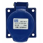 Tomada Industrial De Embutir 3P+T Weg 16A 9Horas Azul 220-240V Standard 14684949