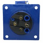 Tomada Industrial De Embutir 3P+T Weg 16A 9Horas Azul 220-240V Standard 14684949