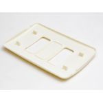 Placa 4X2 de 2 Posições Compose Marfim S/ Suporte 13272827