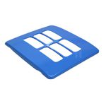 Placa 4X4 6 Posições Compose Azul S/ Suporte 13208258