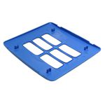 Placa 4X4 6 Posições Compose Azul S/ Suporte 13208258