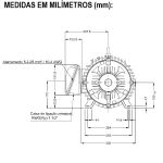 Motor Trifásico 25Cv 4P 1800 Rpm 220/380/440V Carcaça 160L W22