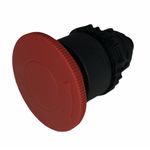 Frontal Botão Duplo Preto + E - Weg 22mm S/ Flange Csw2