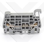 Borne Conector Tipo Mola 2.5mm Weg BTWI-2,5 CINZA 