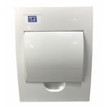 Quadro De Distribuição De Embutir Weg 6 Disjuntores Branco