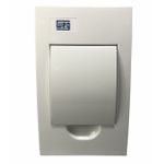 Quadro De Distribuição De Embutir Weg 4 Disjuntores Branco