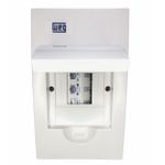 Quadro De Distribuição De Embutir Weg 4 Disjuntores Branco