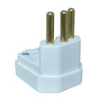 Plugue Macho 2P+T Weg 90° 20A 250V Branco 13302198