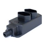 Tomada Múltipla 2 Tomadas 2P+T 20A Preto- Margirius