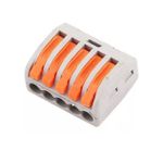 Kit 10 Conector Wago Para Emenda Cinza 5 Vias 222-415 Wago