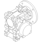 Redutor De Velocidade Weg Tamanho 30 1/15 Coroa E Rosca S/ Fim