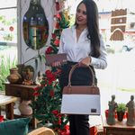 KIT BOLSA LUXO FEMININA ESTILO PASTA+ UMA CARTEIRA-VINLENE