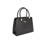 BOLSA FEMININA CROCO PRETA-VINLENE