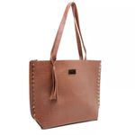 BOLSA FEMININA ESTILO SACOLA MARROM-VINLENE