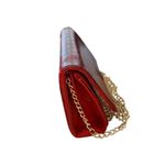 BOLSA FEMININA ESTILO CLUTH MODA FESTA-BORDO- VINLENE