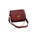 BOLSA FEMININA ESTILO BAÚ TRANSVERSAL CROCO VINLENE