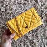 BOLSA FEMININA ESTILO CLUTCH MODA FESTA AMARELA -VINLENE