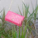 BOLSA FEMININA ESTILO CLUTCH MODA FESTA ROSA PINK- VINLENE