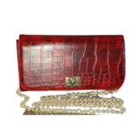 BOLSA FEMININA ESTILO CLUTH MODA FESTA-BORDO- VINLENE
