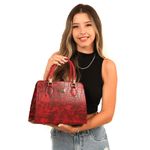 BOLSA FEMININA ESTILO PASTA VERMELHA-VINLENE