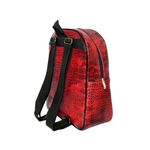 MOCHILA GRANDE FEMININA CROCO VERMELHA-VINLENE 