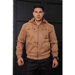 Jaqueta de Suede Peluciada
